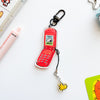 Snoopy Flip Phone Keychain