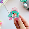 Fortnite Miku keychain