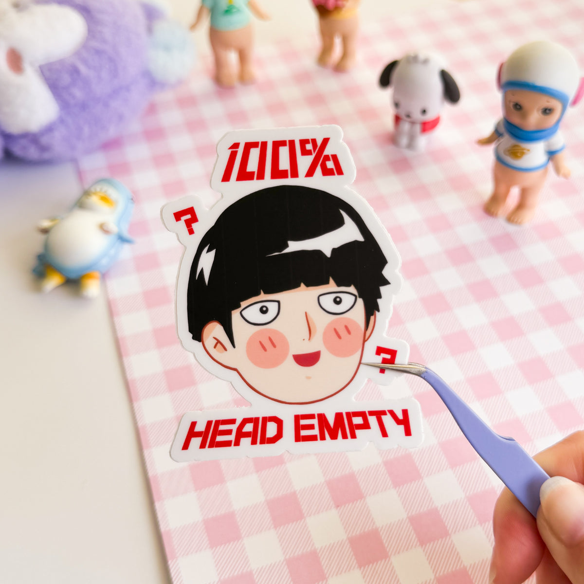 100% Head Empty Sticker – quaphadoodle