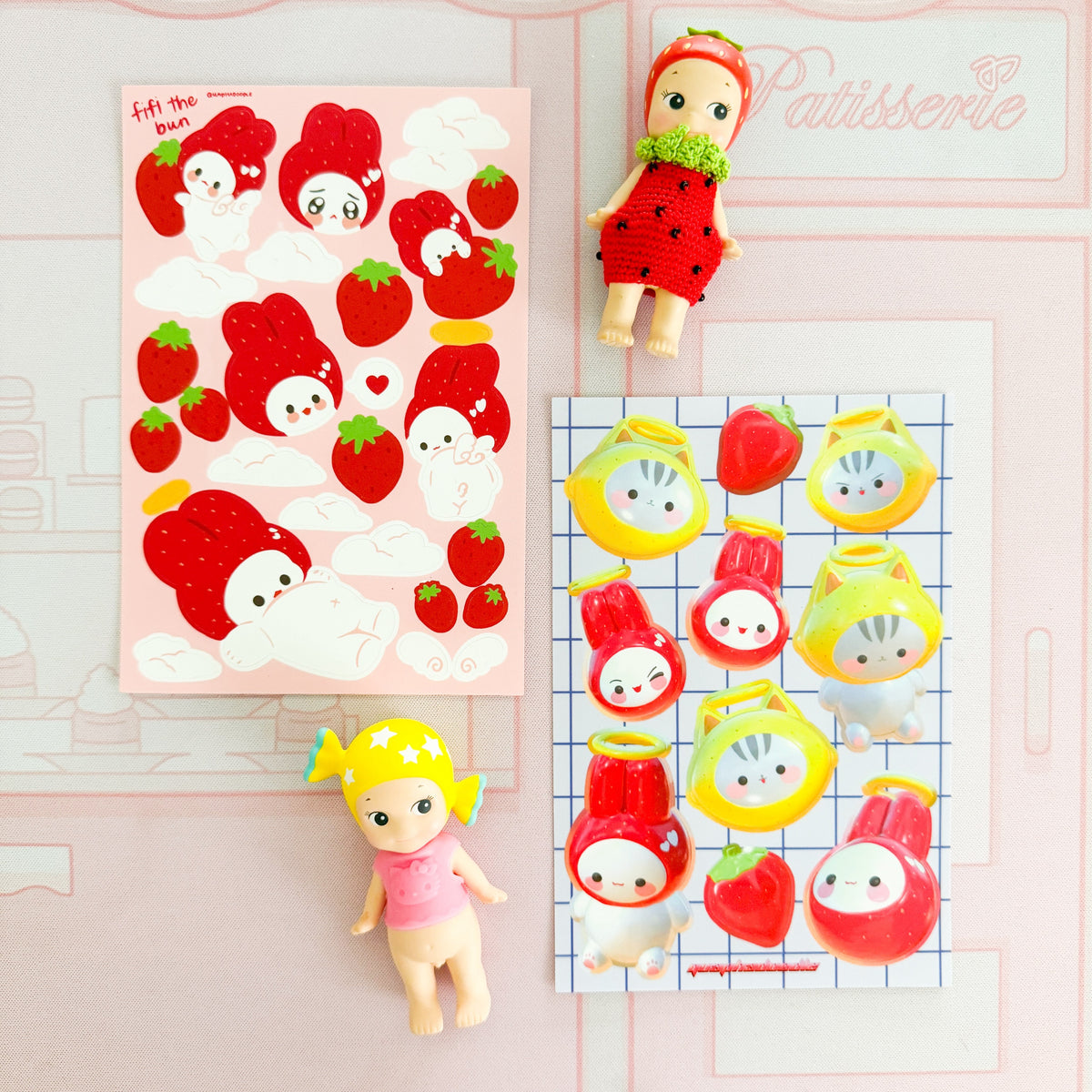 Fifi the Bun Sticker Sheet – quaphadoodle