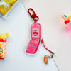 Teto Flip Phone Keychain