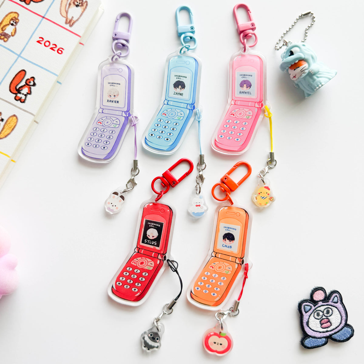 Sylus Flip Phone Keychain – quaphadoodle