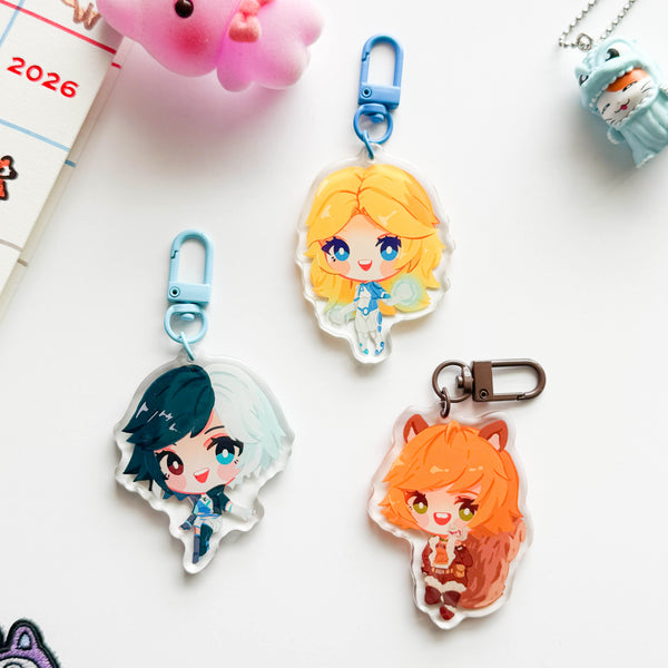 Invisible Woman Keychain