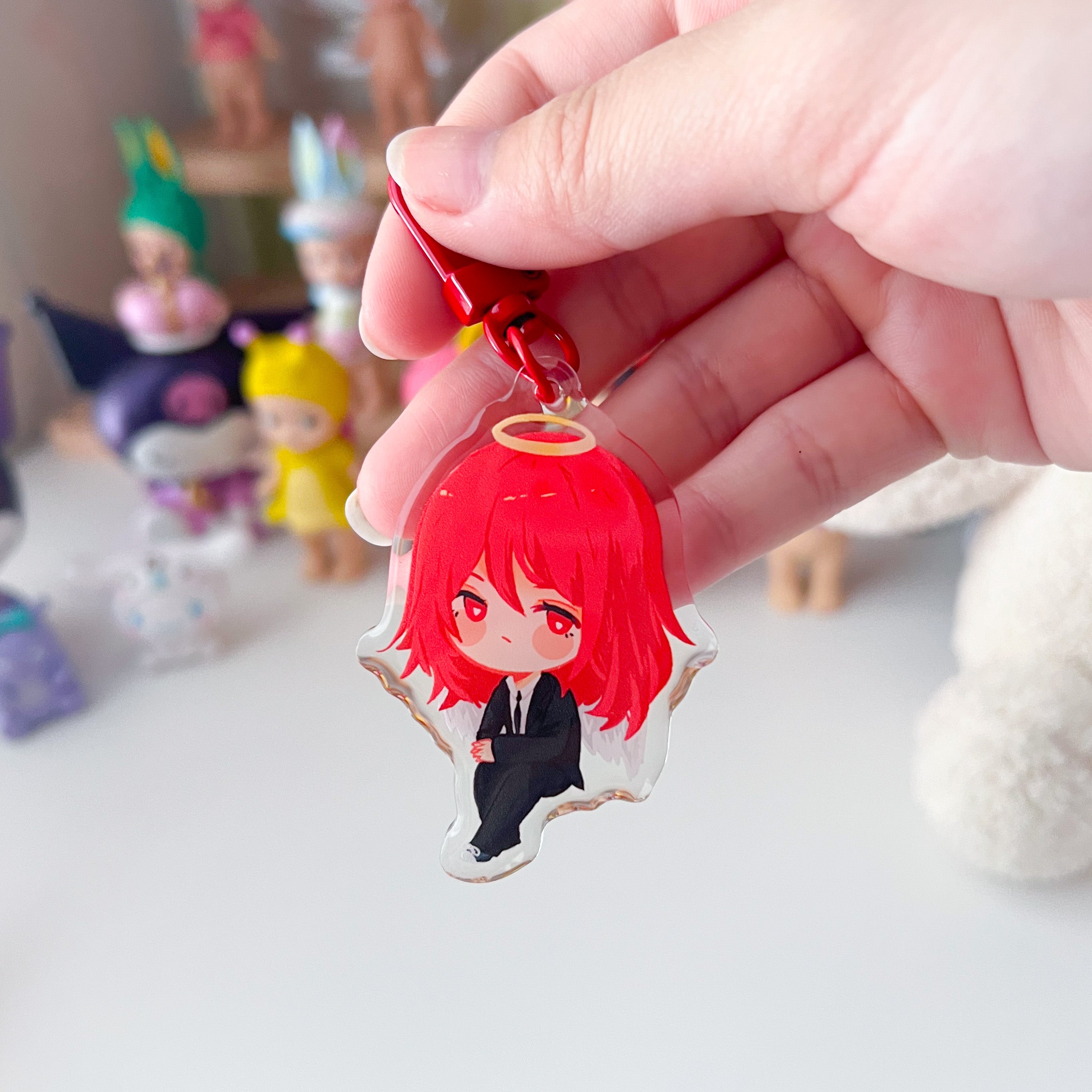 Angel Devil Keychain – quaphadoodle