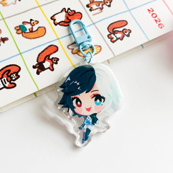 Luna Snow Keychain
