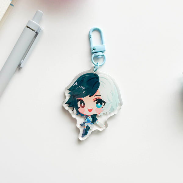 Luna Snow Keychain