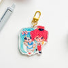Mesmerizer Miku and Teto keychain