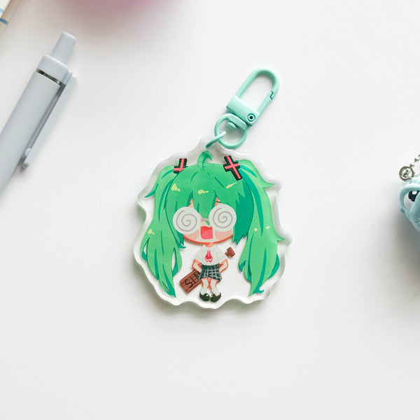 Rotten Girl Miku Keychain